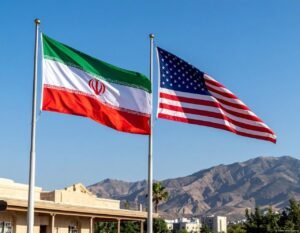 بیرق ایران و امریکاه