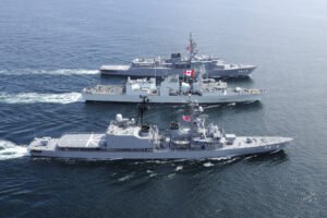 JMSDF Training Squadronís departure